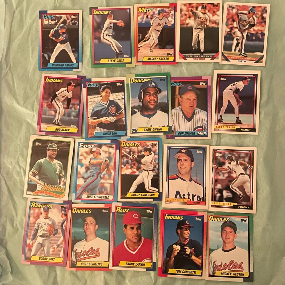 Vintage Topps Baseball Cards